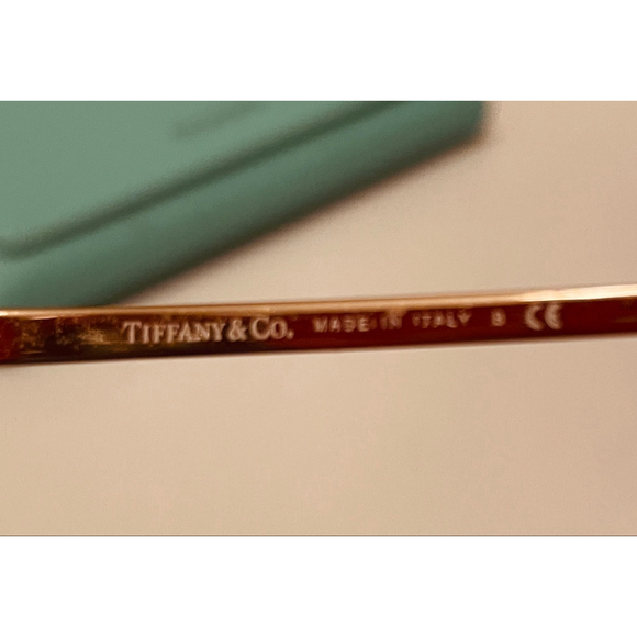 Women's Tiffany & Co. Brown and Blue Glasses One Size Case Included - Picture 7 of 11